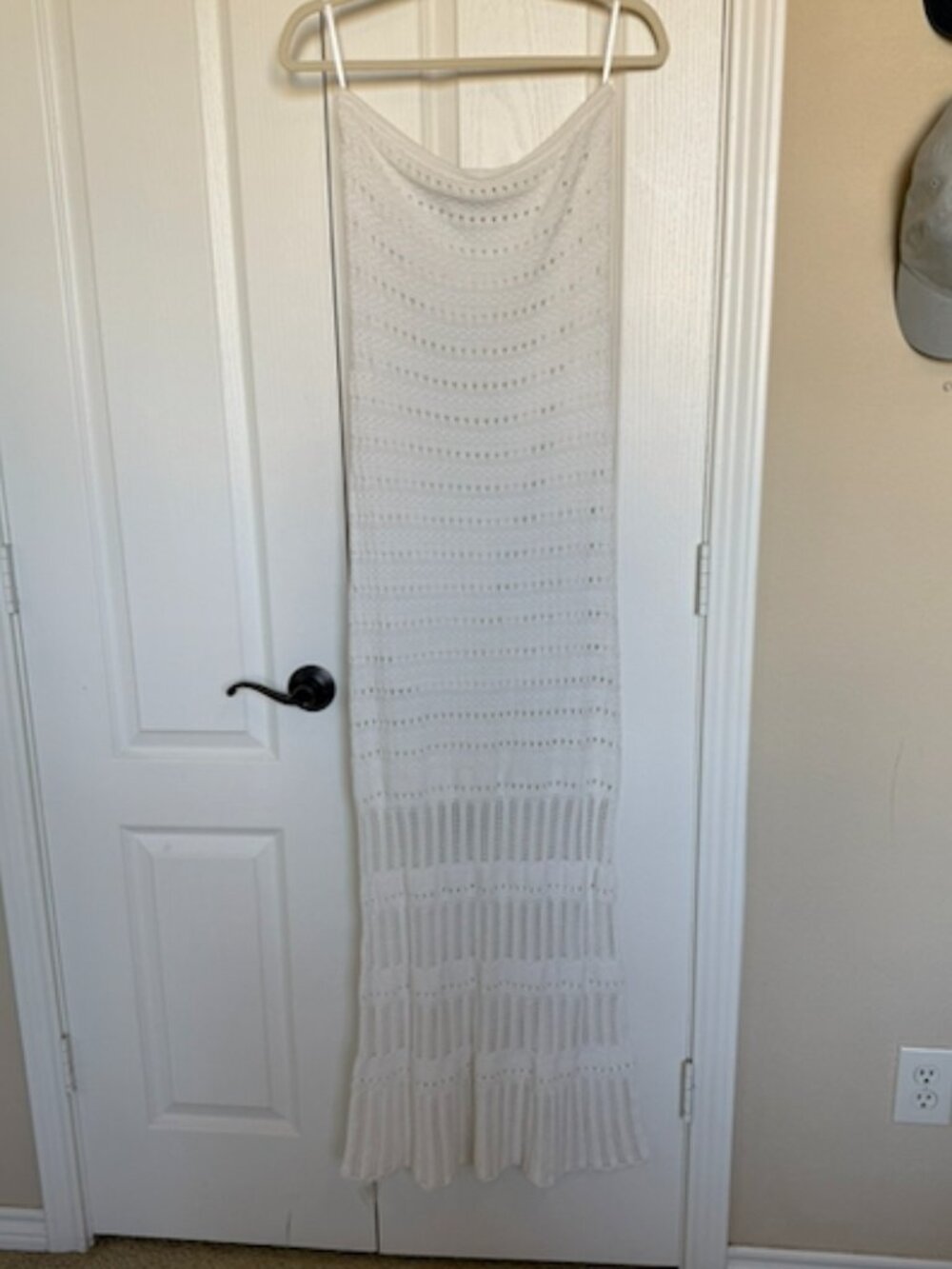 Abercrombie & Fitch crochet lace strapless midi dress - Picture 5 of 7